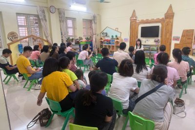 Trường mầm non Thống Nhất tổ chức hội nghị Cha mẹ học sinh năm học 2025-2026
